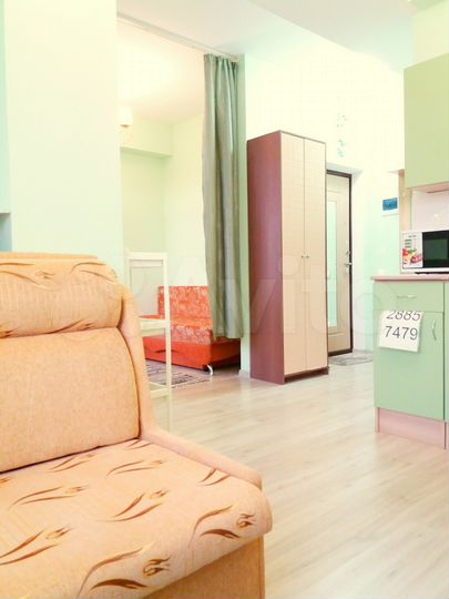 Квартира-студия, 25 м², 1/7 эт.