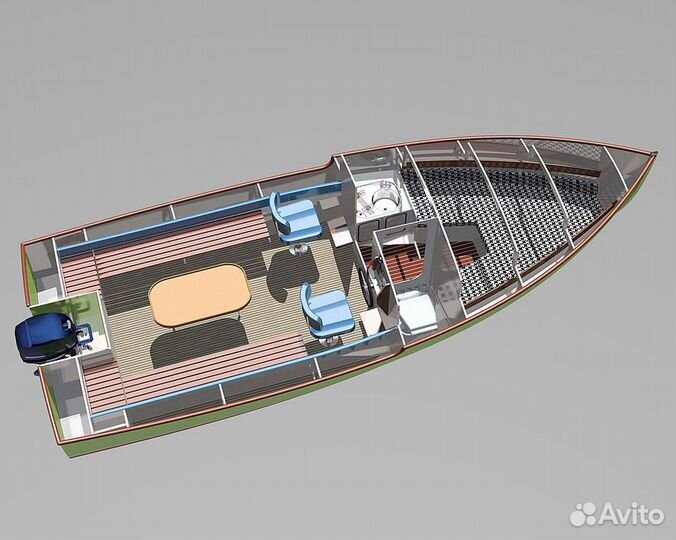 Катер Краб-620. Набор для постройки