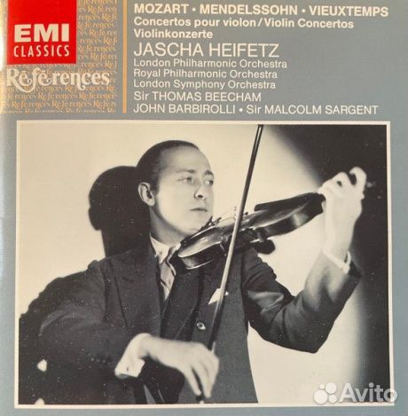 Jascha heifetz - Mozart, Mendelssohn, Vieuxtemps: