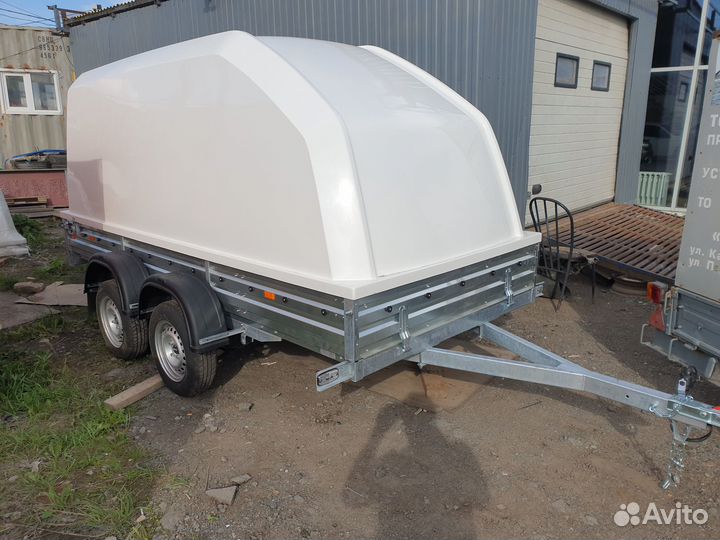 Прицеп под Снегоход 3.5х1.5 мзса с крышкой