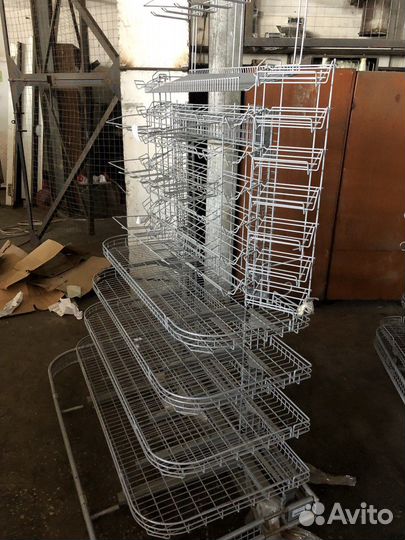 Прикассовый стеллаж трехсторонний Б/У Арт. 1137