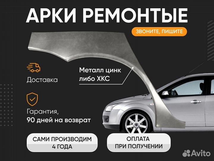 Ремонтные пороги Honda Civic 4D