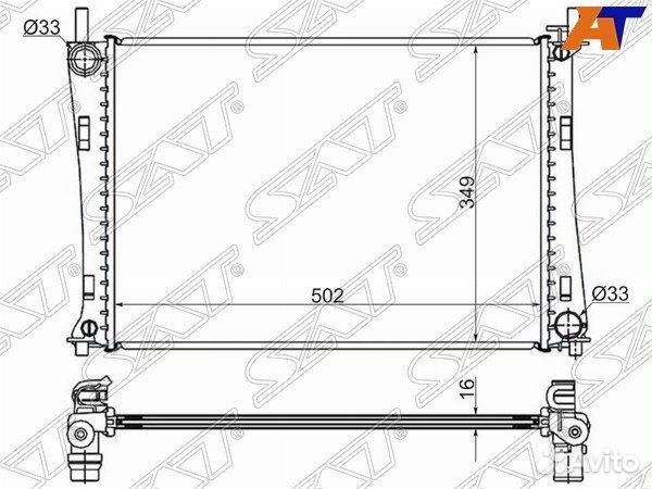 Радиатор mazda demio