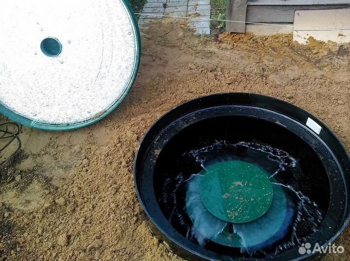 Септик из бетонных колец под ключ