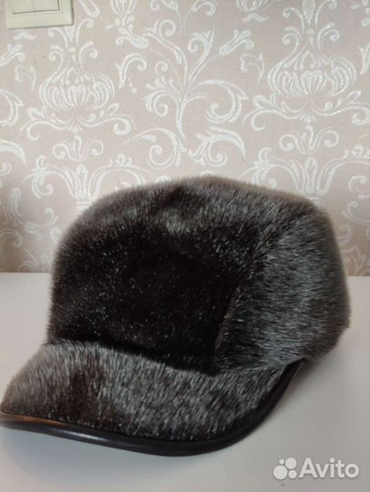 Меховая мужская кепка