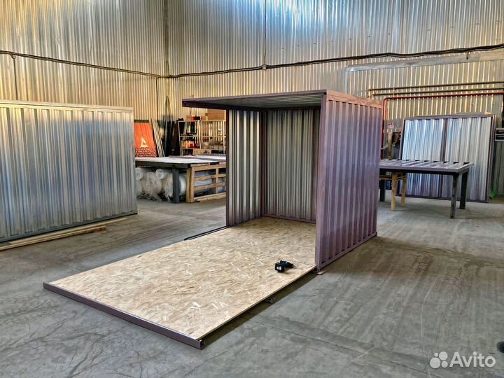 Сарай металлический