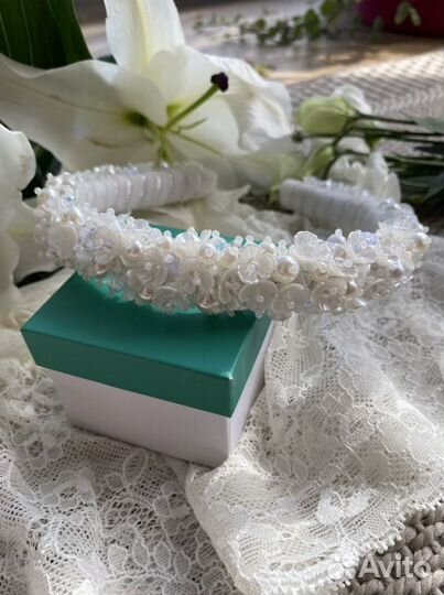 Ободок для волос ручной работы