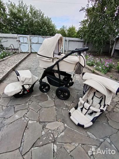 Коляска Sonic verdi 3 в 1 экокожа