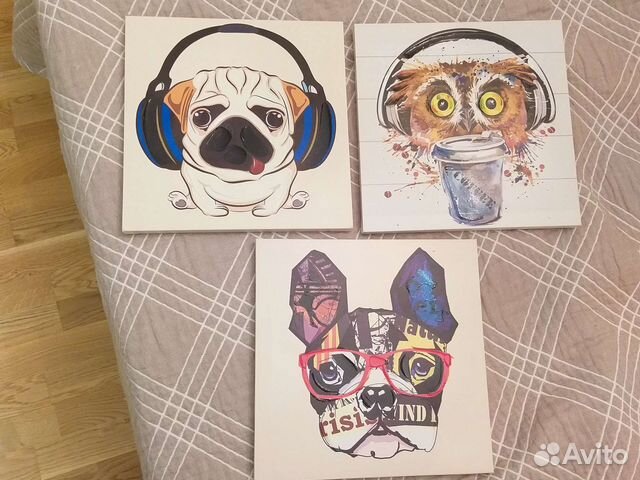 Постеры картины на стену3 шт комплектом