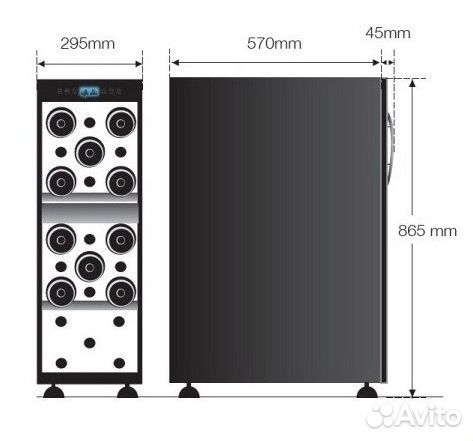 Винный шкаф dometic D 15