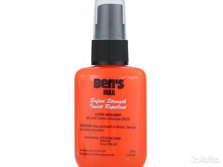Ben’s 100, средство от комаров