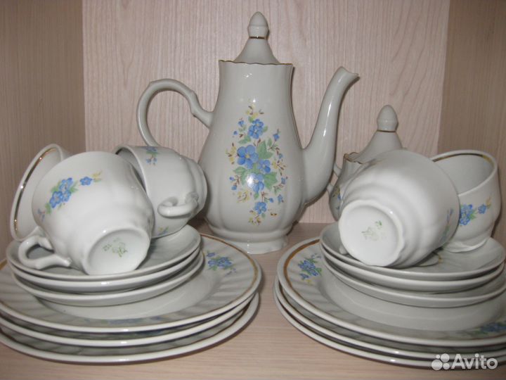 Сервиз кофейный новый фарфор