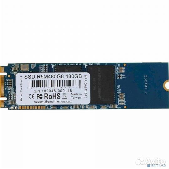 AMD SSD M.2 480GB Radeon R5 R5M480G8