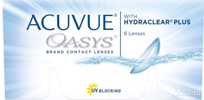 Линзы acuvue oasys with hydraclear plus, 6
