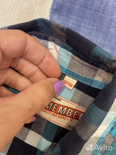 Рубашка на мальчика 98 104