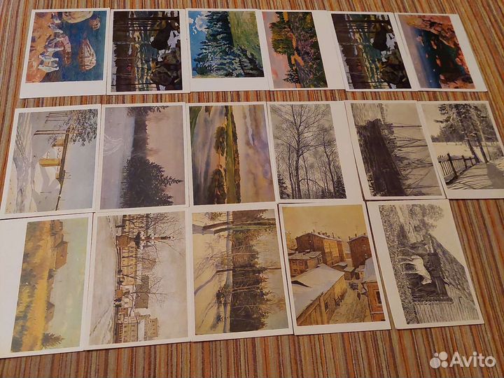 Открытки СССР N2 Грабарь И.Э., Рудаков К.И. и др