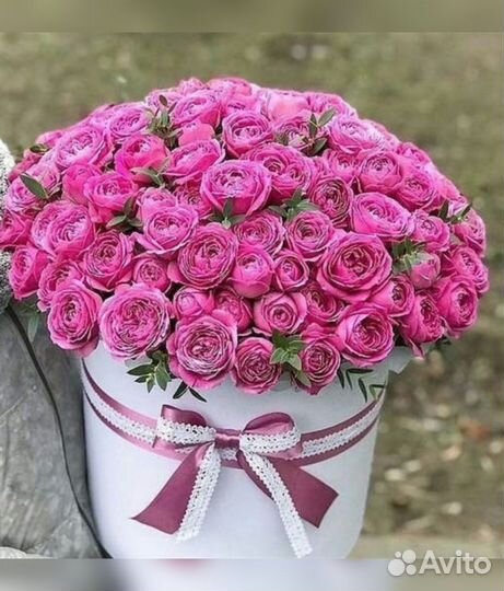 Цветы Букет кустовые розы Доставка 24/7