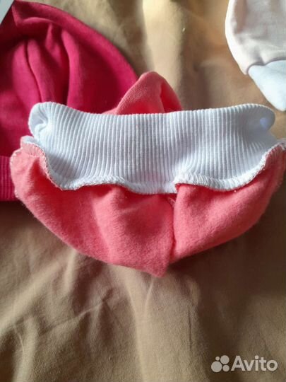 Шапка/чепчик в наборе 3 шт