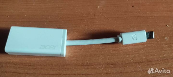 Переходник адаптер Mini DisplayPort на VGA