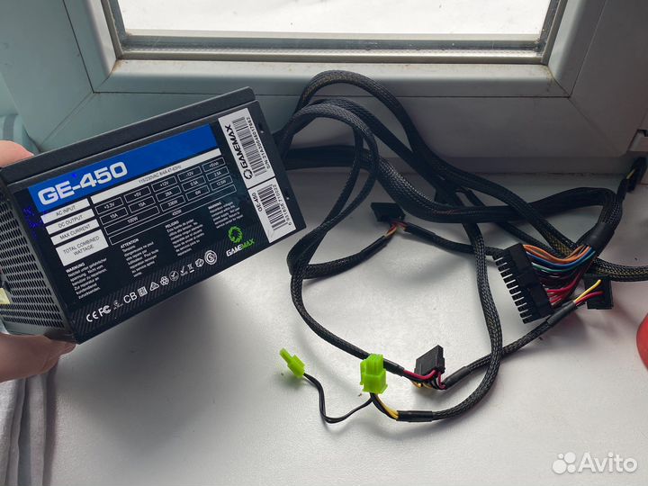 Блок питания GameMax GE-450 450W черный