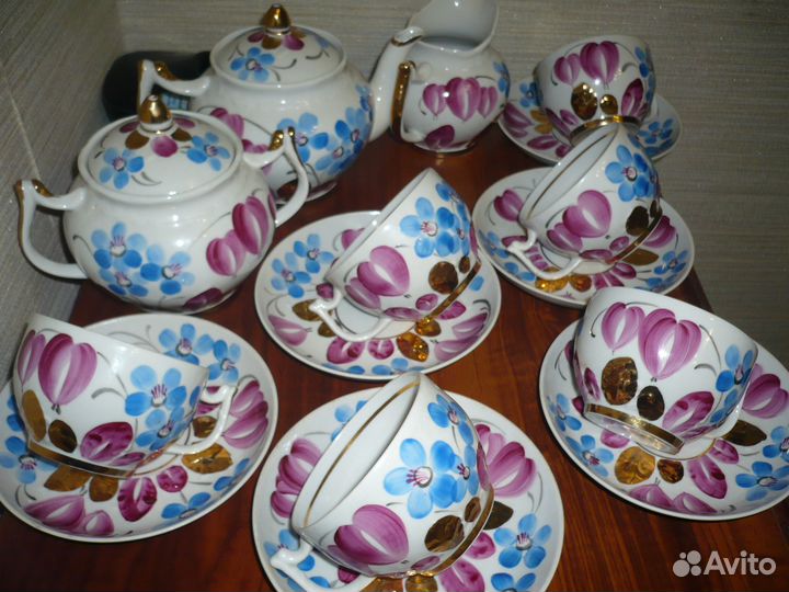 Чайный сервиз-Вербилки-ссср