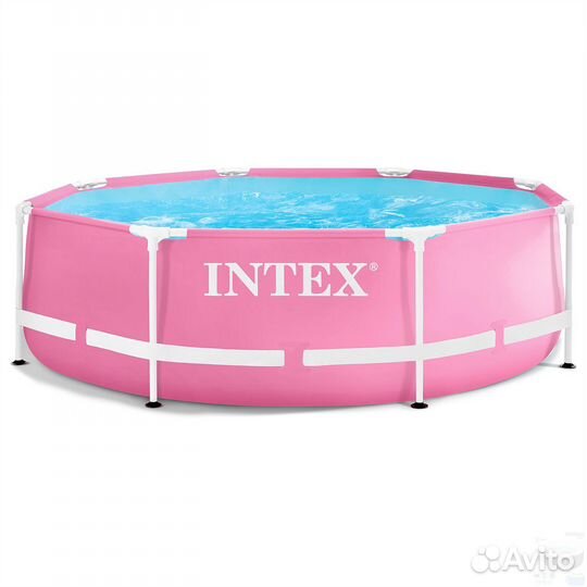 Бассейн Intex Pink Frame Pool, 244 х 76 см