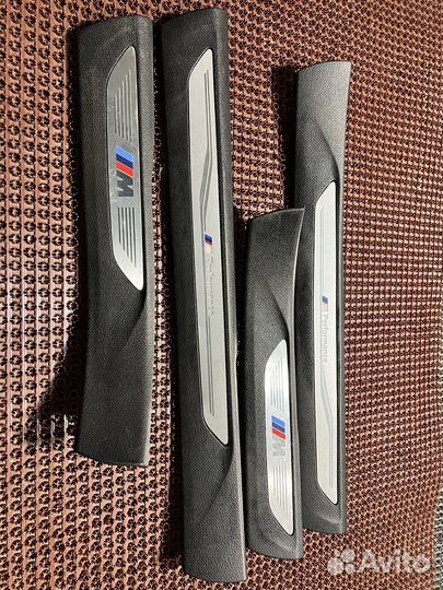 Накладки порогов М X5 F15 X6 F16 накладки M x5