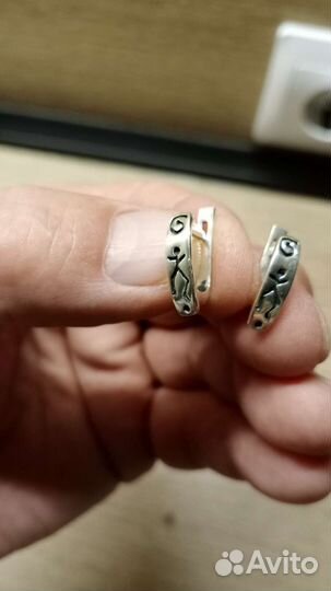 Серебряные серьги