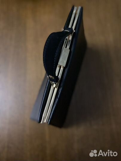 Сумка натуральная кожа черная