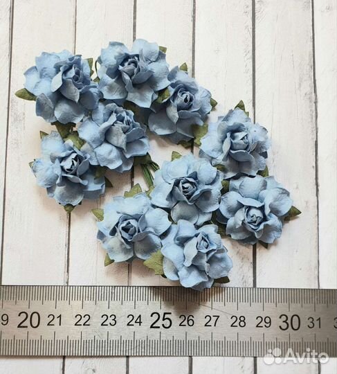 Цветы бумажные для декора