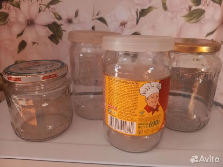 Банка- 0,3;0,5;0,6;0,7;0,8;1,0 обмен на овощи