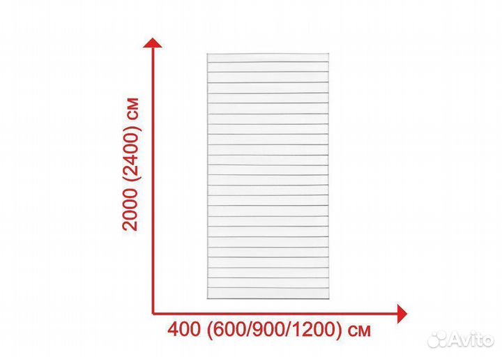 Тoрговые панели для витрин из мдф 2000х1200
