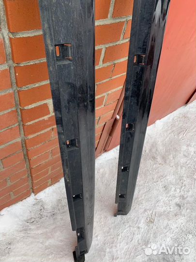 Пластиковые накладки на пороги VW Passat CC