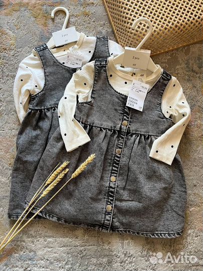 Костюм, комплект для девочки hm 86