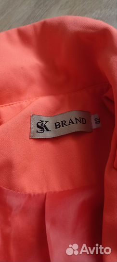 Брючный костюм женский 42 44 оранжевый