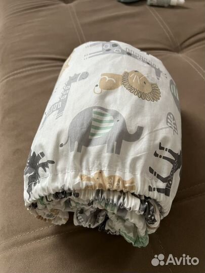 Простынь на резинке 120 60