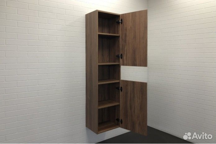 Шкаф-пенал Comforty Бордо 40 дуб темно-коричневый