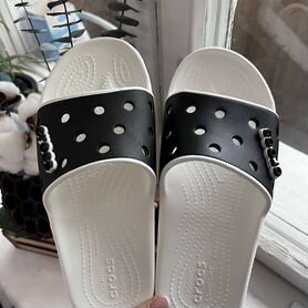 Crocs шлепанцы Classic Colorblock Slide унисекс