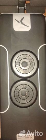 Набор разборных гантелей, Гриф,блины Barbell