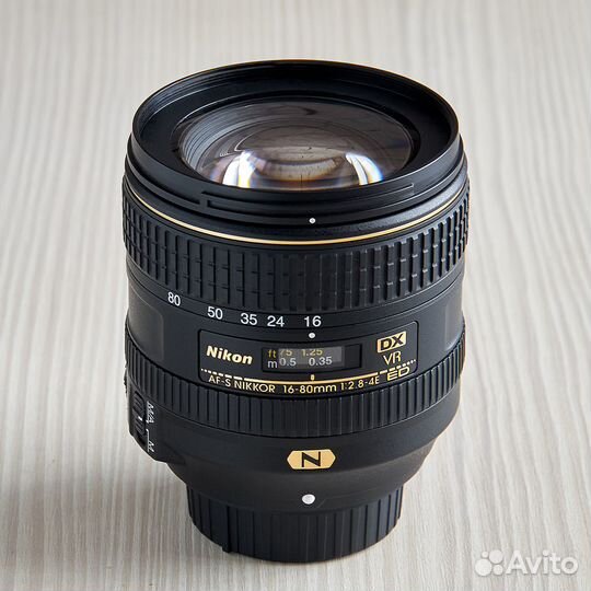 Объектив nikon 16 80mm f/2.8-4 edvr AF-S DX Nikkor