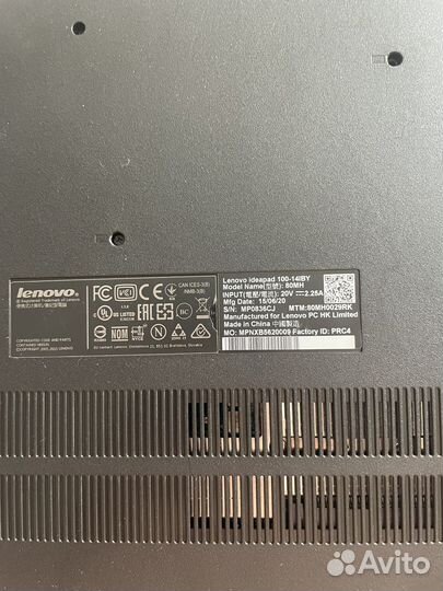 Ноутбук lenovo