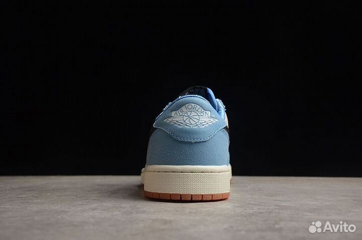 Nike Air Jordan 1 low X UNC кроссовки