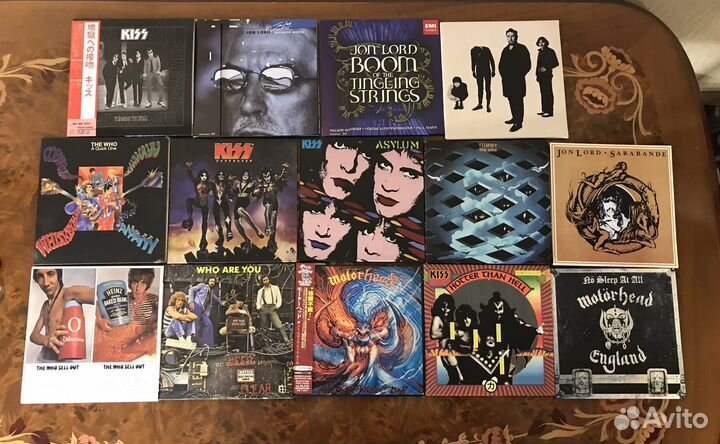 Kiss Motorhead и другие фирменные cd