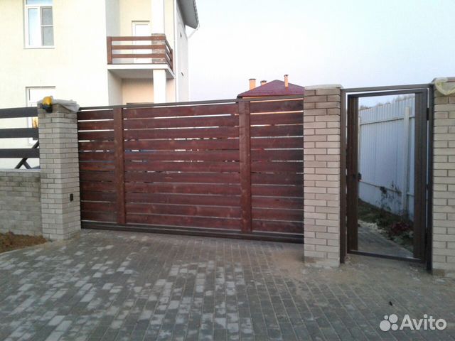 Ворота, калитки, автонавесы Чехов, заезд под ключ в Чехове | Услуги | Авито