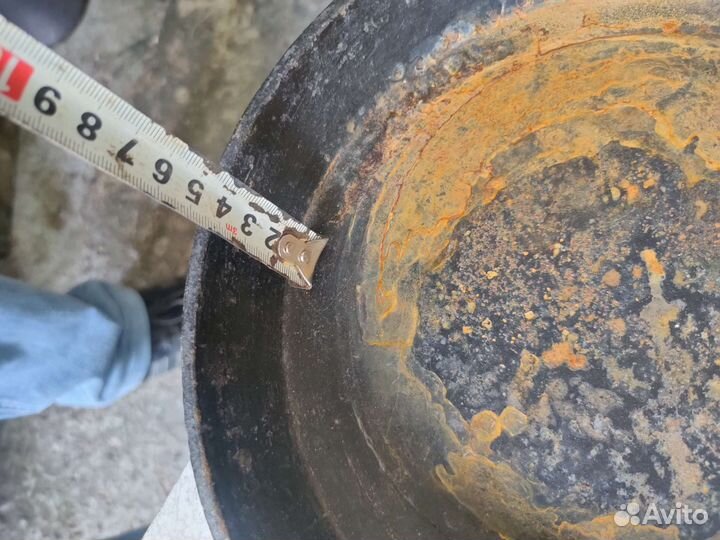 Антикварная чугунная сковорода СССР