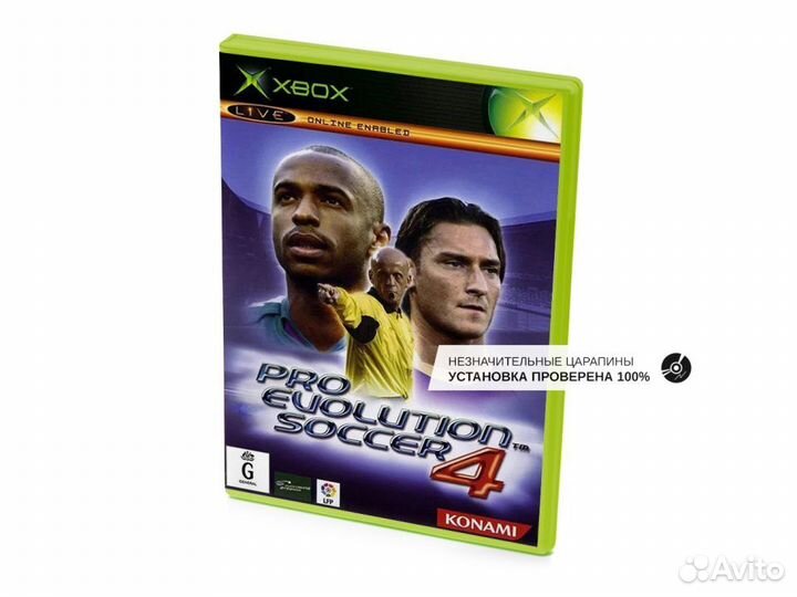 Pro Evolution Soccer 4, б/у, незнач.царап., англий