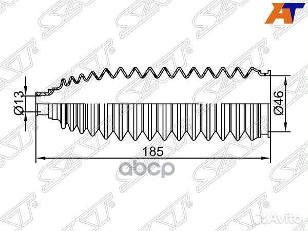 Пыльник рейки ST482034M525 Sat