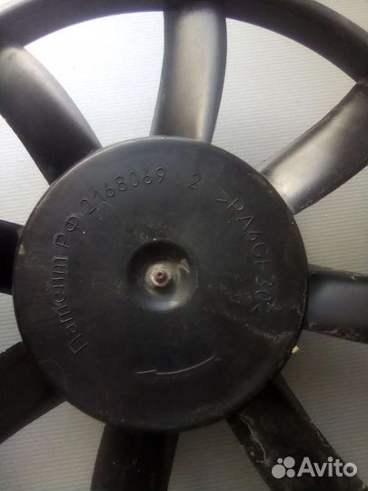 Вентилятор охлаждения радиатора Калина