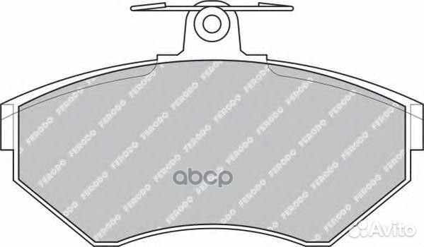 Колодки тормозные FDB1312 Ferodo