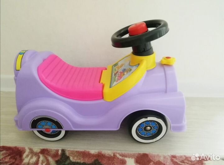 Каталка-автомобиль для девочек, новая